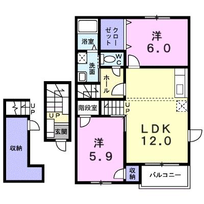 オリージャ　Ⅲ 205【管理NO：1-010307701-02040】 ★家具家電は申し込み後に搬入します★の物件画像