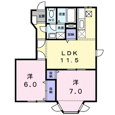 ピュアハイムＣ 101【管理NO：1-007828003-01010】 ★家具家電は申し込み後に搬入しますの物件画像