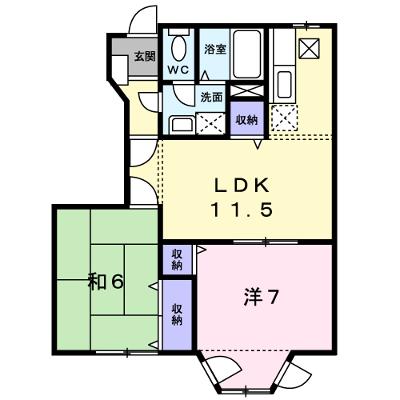 パールハイツＣ 102【管理NO：1-007661601-01020】 ★家具家電は申し込み後に搬入しますの物件画像
