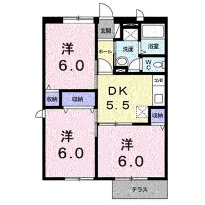 サンフィールドＫ 103【管理NO：1-007059301-01030】 ★家具家電は申し込み後に搬入しますの物件画像