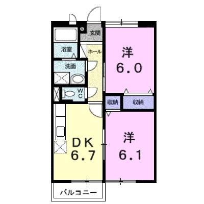 シャルマン牛渕Ｂ 201【管理NO：1-007020402-02010】 ★家具家電は申し込み後に搬入します 2026年07月下旬入居可能の物件画像