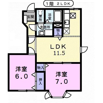 アメニティハイムＩ 101【管理NO：1-006983801-01010】 ★家具家電は申し込み後に搬入しますの物件画像
