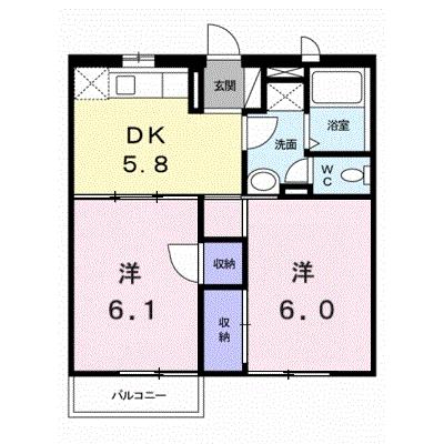 キャッスルコート　Ｂ 202【管理NO：1-005743602-02020】 ★家具家電は申し込み後に搬入しますの物件画像