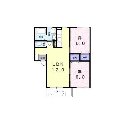 クレストール森松Ⅱ 202【管理NO：1-004773002-02020】 ★家具家電は申し込み後に搬入しますの物件画像