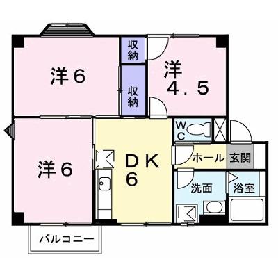 シャルマンハイムⅠ 202【管理NO：1-003075901-02020】 ★家具家電は申し込み後に搬入します★の物件画像