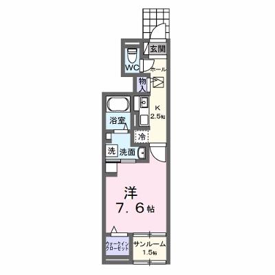 シエロガーデン高知 102【管理NO：1-027975401-01020】 ★家具家電は申し込み後に搬入しますの物件画像