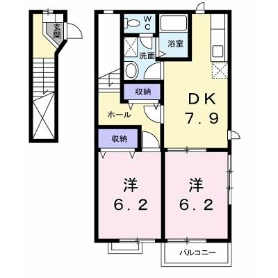 リバージュハイツ　Ⅱ 201【管理NO：1-012634301-02010】 ★家具家電は申し込み後に搬入します★の物件画像