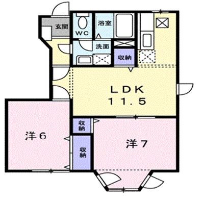 ハイム万々 101【管理NO：1-007530801-01010】 ★家具家電は申し込み後に搬入しますの物件画像