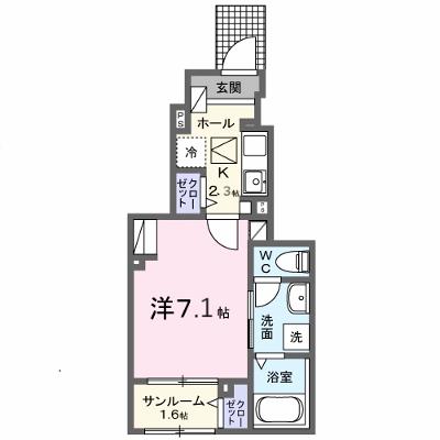 コロレ宝永町 102【管理NO：1-028300901-01020】 ★家具家電は申し込み後に搬入しますの物件画像