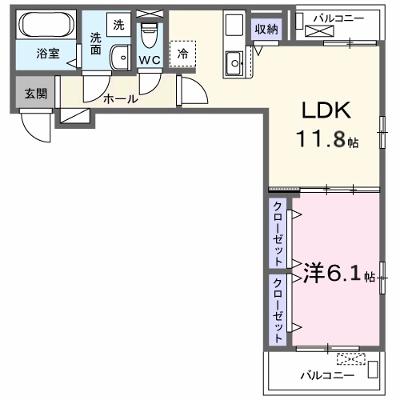 Ｖｉｌｌａ　Ｐｕｒｕｍｉｅ 202【管理NO：1-028133701-02020】 2026年07月上旬入居可能の物件画像