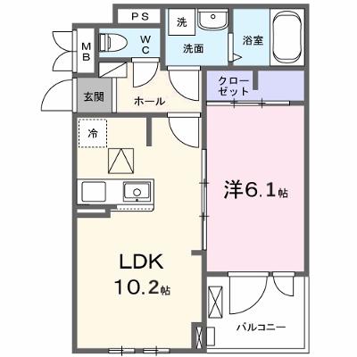 Ｖｉｌｌａ　Ｐｕｒｕｍｉｅ 103【管理NO：1-028133701-01030】 ★家具家電は申し込み後に搬入しますの物件画像