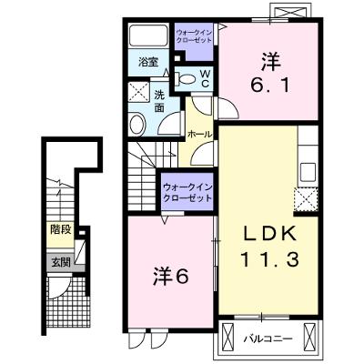 サニー・クリアネス　Ａ 202【管理NO：1-016006901-02020】 ★家具家電は申し込み後に搬入しますの物件画像