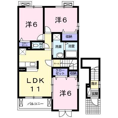 ミルフィーユ　Ｂ 203【管理NO：1-015342502-02030】 ★家具家電は申し込み後に搬入しますの物件画像