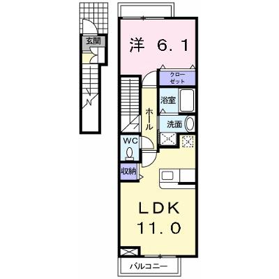 アルバ・ソーレ　Ｂ 202【管理NO：1-014322202-02020】 ★家具家電は申し込み後に搬入します 2026年07月下旬入居可能の物件画像