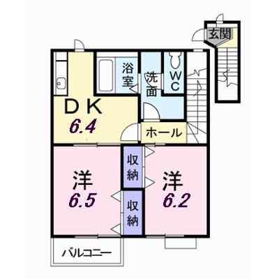 ハイツ友舞Ⅴ 203【管理NO：1-009521701-02030】 ★家具家電は申し込み後に搬入しますの物件画像