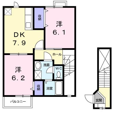 レジデンス藤 203【管理NO：1-007577001-02030】 ★家具家電は申し込み後に搬入しますの物件画像
