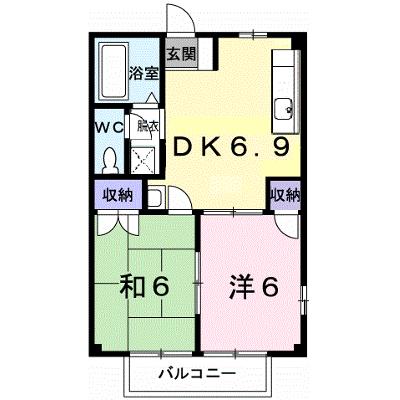 ハイツＫＵＷＡＯ 201【管理NO：1-002610501-02010】 ★家具家電は申し込み後に搬入しますの物件画像