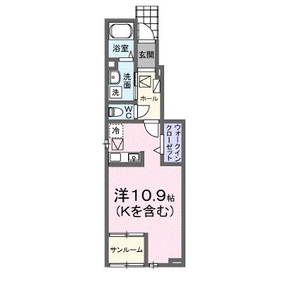 マーベラスＫ３　Ｂ 102【管理NO：1-027330602-01020】 ★家具家電は申し込み後に搬入しますの物件画像