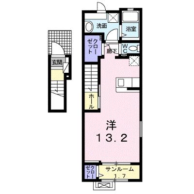 エルヴィータ・セーイＢ 201【管理NO：1-025788002-02010】 ★家具家電は申し込み後に搬入します★ ★2026年09月中旬入居可能★の物件画像