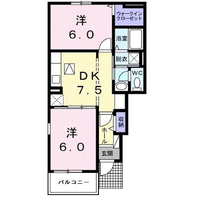 ポム・ダム－ルＫ 101【管理NO：1-023748801-01010】 ★家具家電は申し込み後に搬入します 2026年08月上旬入居可能の物件画像