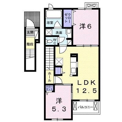 セレーノＣ 203【管理NO：1-022036601-02030】 ★家具家電は申し込み後に搬入しますの物件画像