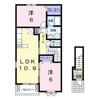 アンヴィーニュ 201【管理NO：1-019118301-02010】 ★家具家電は申し込み後に搬入します 2026年07月下旬入居可能の物件画像
