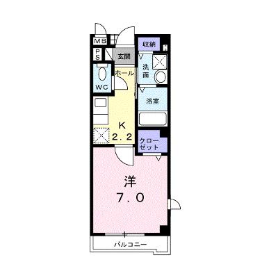 ベル・フィオリーレ 201【管理NO：1-018983601-02010】 ★家具家電は申し込み後に搬入しますの物件画像
