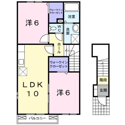 ベントルナータ　Ｂ 201【管理NO：1-015206202-02010】 ★家具家電は申し込み後に搬入します★の物件画像