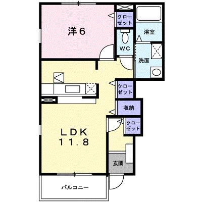 サニーローレル 101【管理NO：1-014272001-01010】 ★家具家電は申し込み後に搬入しますの物件画像