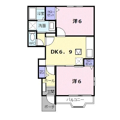 ガーデン彦崎 105【管理NO：1-013681301-01040】 ★家具家電は申し込み後に搬入しますの物件画像