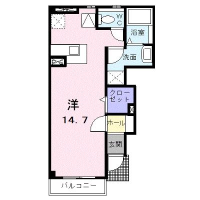 プリムローズＡ 102【管理NO：1-012977201-01020】 ★家具家電は申し込み後に搬入しますの物件画像