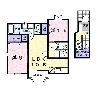 カーサ　Ｃ 203【管理NO：1-012405803-02030】 ★家具家電は申し込み後に搬入します★の物件画像