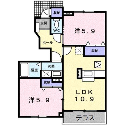 バーシア　ライシャス 105【管理NO：1-010597901-01040】 ★家具家電は申し込み後に搬入しますの物件画像
