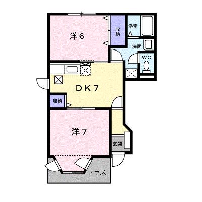クレストハイムＣ 101【管理NO：1-006973003-01010】 ★家具家電は申し込み後に搬入しますの物件画像