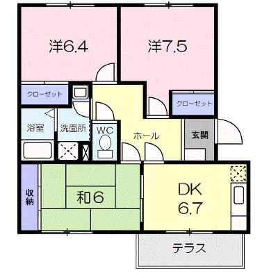 パールフィールド 102【管理NO：1-004380901-01020】 ★家具家電は申し込み後に搬入しますの物件画像