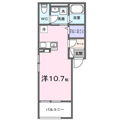 ル・シエル　Ｂ 201【管理NO：1-028688501-02010】 ★家具家電は申し込み後に搬入します 2026年10月下旬入居可能の物件画像