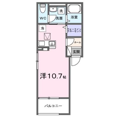 ル・シエル　Ｂ 101【管理NO：1-028688501-01010】 ★家具家電は申し込み後に搬入します 2026年10月下旬入居可能の物件画像
