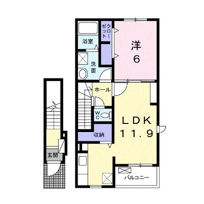 アムール　Ｄ棟 203【管理NO：1-023095101-02030】 ★家具家電は申し込み後に搬入します 2026年07月下旬入居可能の物件画像