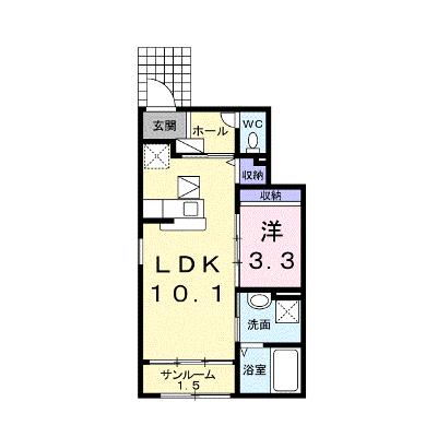 エスマルテ　Ｃ棟 105【管理NO：1-018758203-01040】 ★家具家電は申し込み後に搬入しますの物件画像