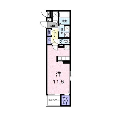 ウインド　フィル 401【管理NO：1-018286601-04010】 ★家具家電は申し込み後に搬入します 2026年08月上旬入居可能の物件画像