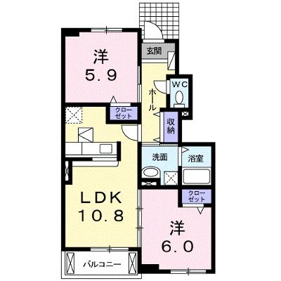 シェーネＡ 102【管理NO：1-017417301-01020】 ★家具家電は申し込み後に搬入しますの物件画像