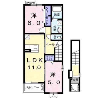 レインボーキャッスル山際ⅡＢ 203【管理NO：1-013849502-02030】 ★家具家電は申し込み後に搬入しますの物件画像
