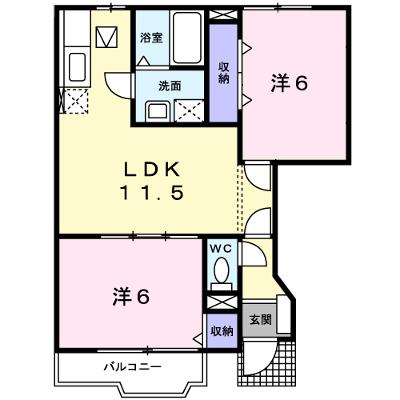 ベルデュール　Ｃ 102【管理NO：1-012465703-01020】 ★家具家電は申し込み後に搬入しますの物件画像