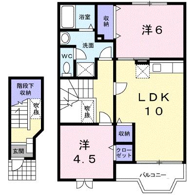 カーサ　Ｂ 202【管理NO：1-012405802-02020】 ★家具家電は申し込み後に搬入します★の物件画像