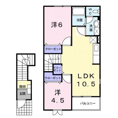 ラ・メゾン・ソレイユＡ 205【管理NO：1-012377601-02040】 ★家具家電は申し込み後に搬入しますの物件画像