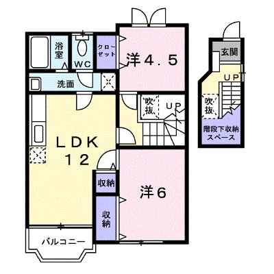 ブルーム・ミヤケⅡ 203【管理NO：1-012119201-02030】 ★家具家電は申し込み後に搬入しますの物件画像
