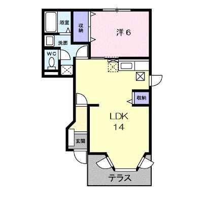 クレストハイムＣ 102【管理NO：1-006973003-01020】 ★家具家電は申し込み後に搬入しますの物件画像