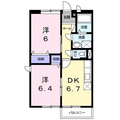 シャトーレインボーＢ 102【管理NO：1-005251402-01020】 ★家具家電は申し込み後に搬入します 2026年08月上旬入居可能の物件画像