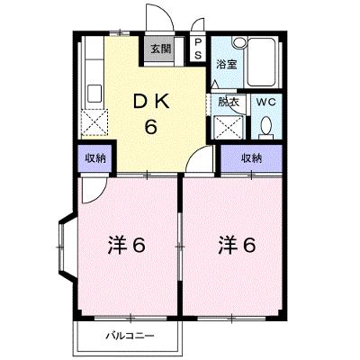 エルディムデュエット 206【管理NO：1-001775201-02050】 ★家具家電は申し込み後に搬入しますの物件画像