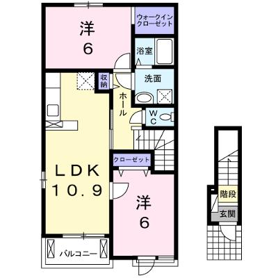 ノースヒルズ　Ａ 201【管理NO：1-016741901-02010】 ★家具家電は申し込み後に搬入します★の物件画像